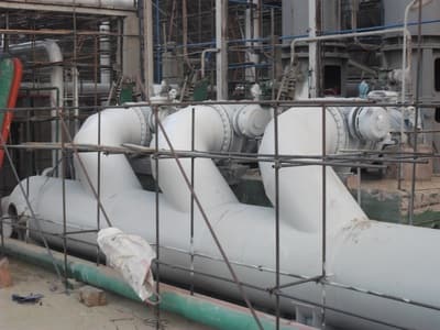 Mechanical equipment installation from the project archive